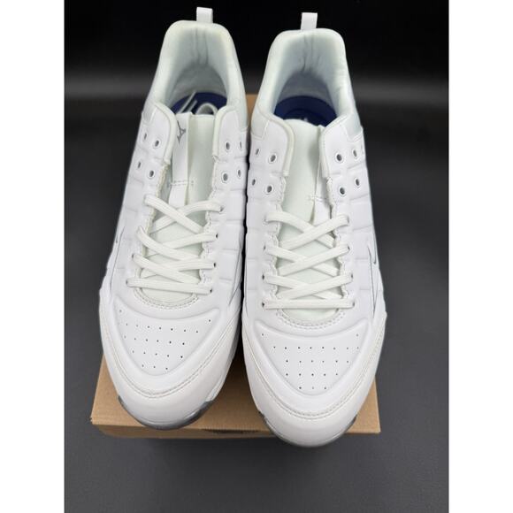 Mizuno Men's Size 8.5 9-Spike Ambition 2 Baseball Metal Cleat White - Picture 2 of 6